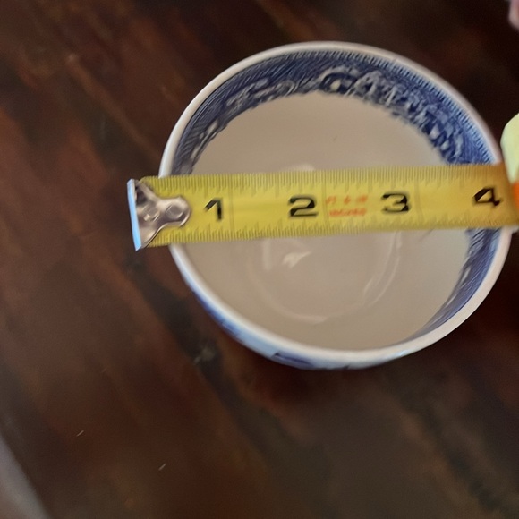 Blue Willow Antique Tea Cups Set of 6 - Picture 13 of 14